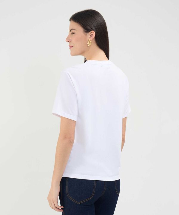 Camiseta Estampado Botánico