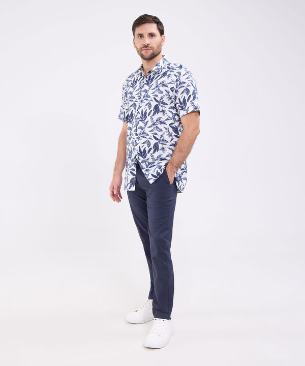 Camisa manga corta estampada para hombre image number null