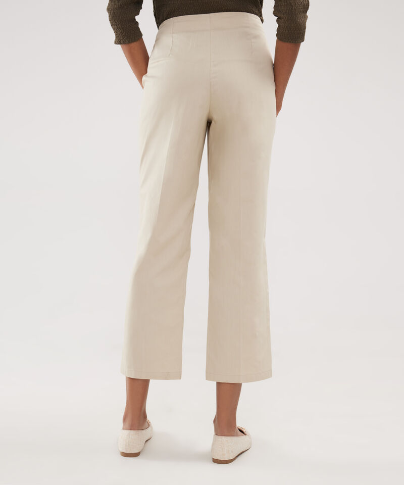 Pantalon Tipo Carrot Unicolor