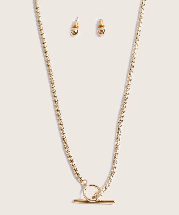 Set De Accesorios, Collar Y Aretes
