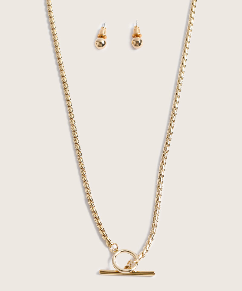 Set De Accesorios, Collar Y Aretes
