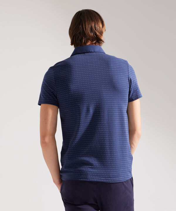 Polo Textura, Cuello Duro Con Bolsillo Y  Slim Fit