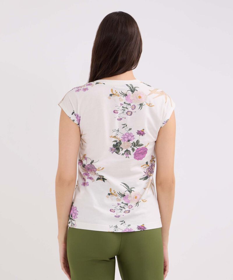 Camiseta Estampada Manga Corrida