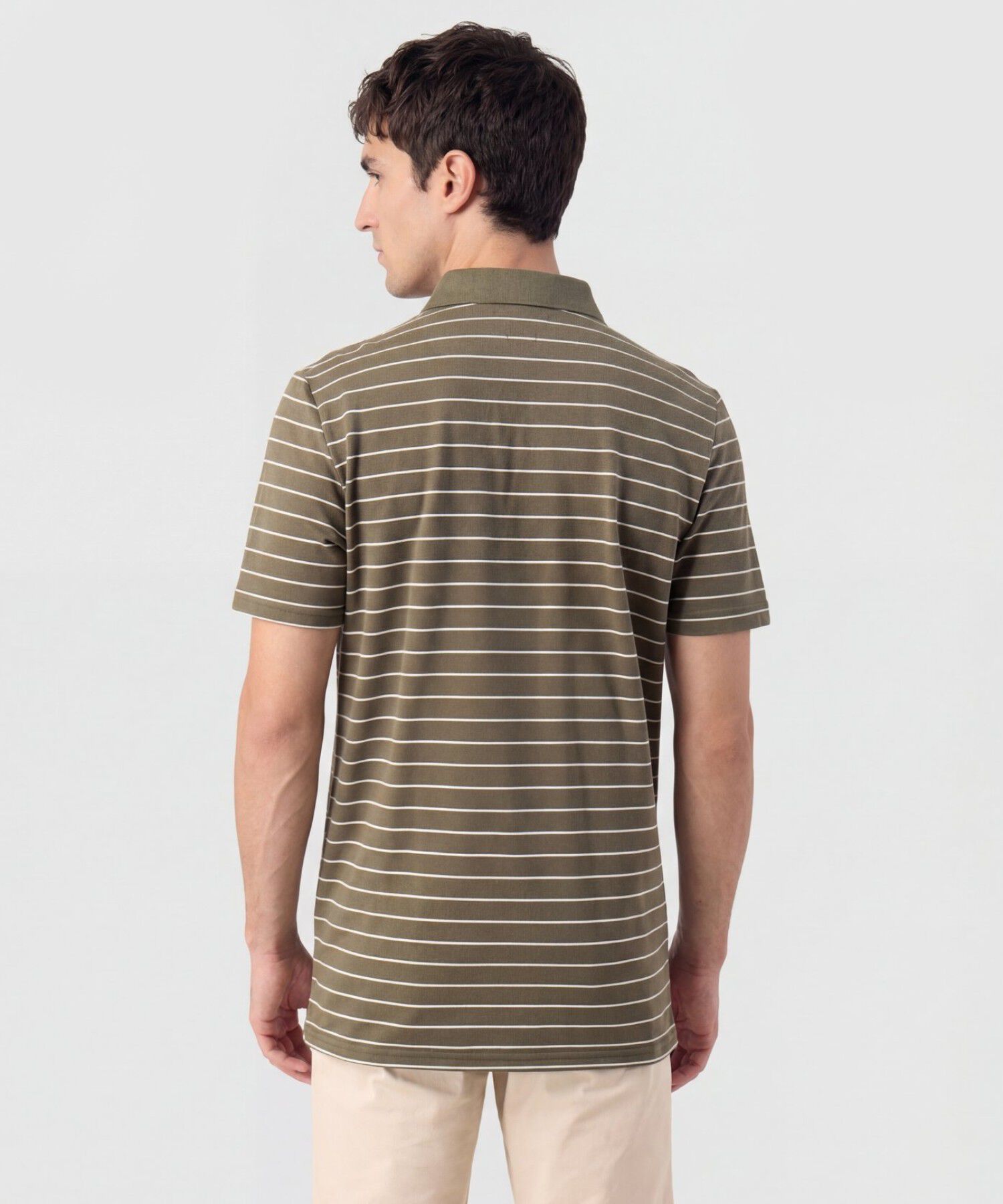 Polo Con Bolsillo Frontal Para Hombre