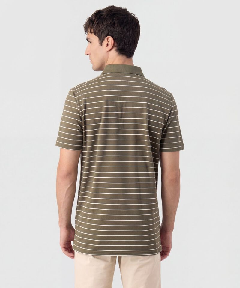 Polo Con Bolsillo Frontal Para Hombre