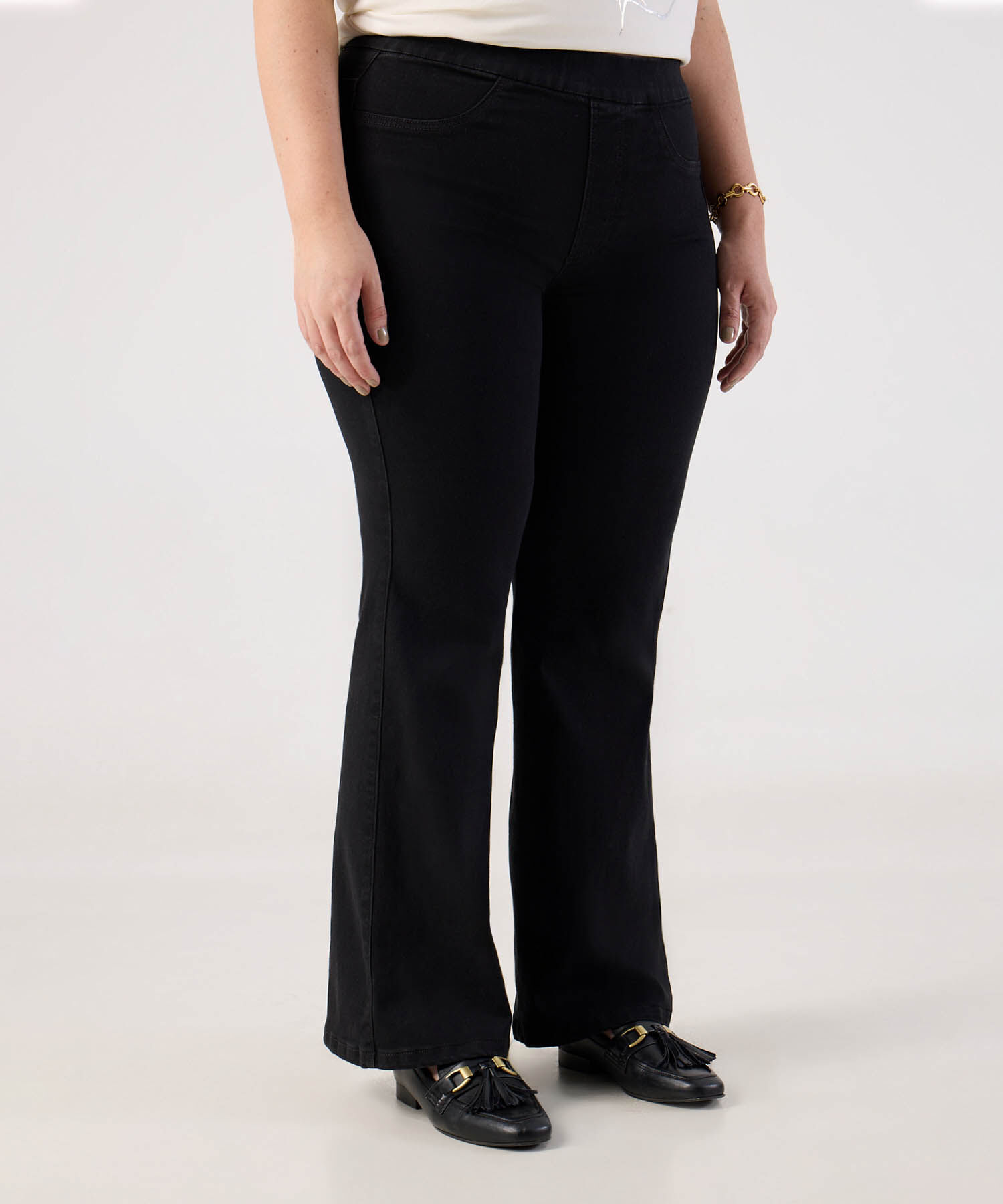 Jean Bota Campana de Tiro Alto para Mujer Curvy