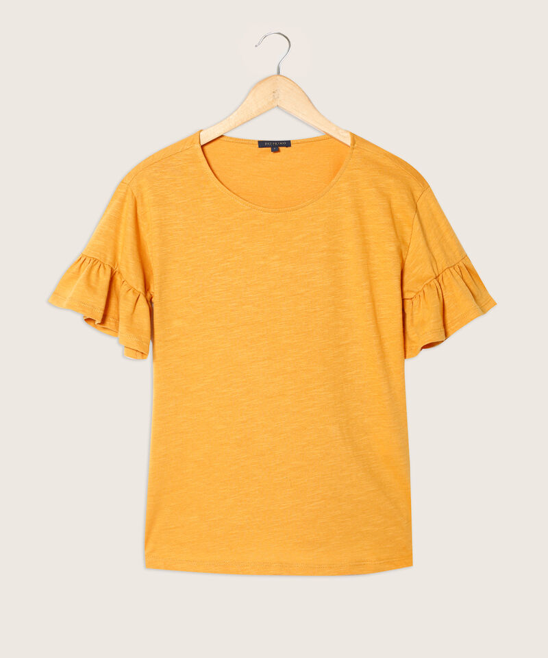 Camiseta Manga Corta Corrida Con Bolero