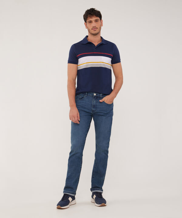 Jean Regular Classic Tono Medio Oscur Funky Blue