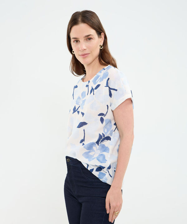 Blusa estampada para mujer image number null