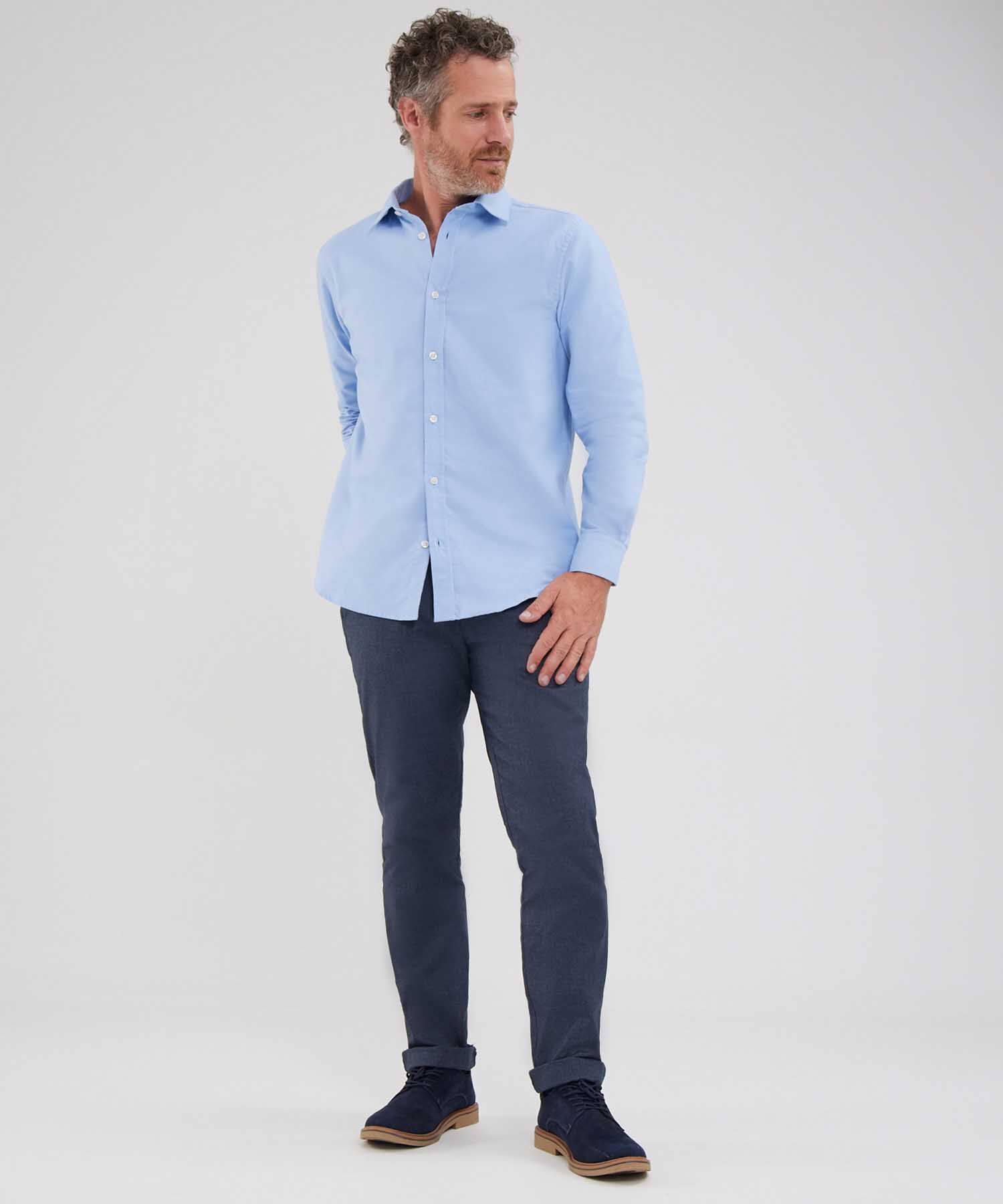 Camisa Manga Larga Oxford