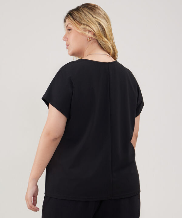 Camiseta Manga Corta Escote En V