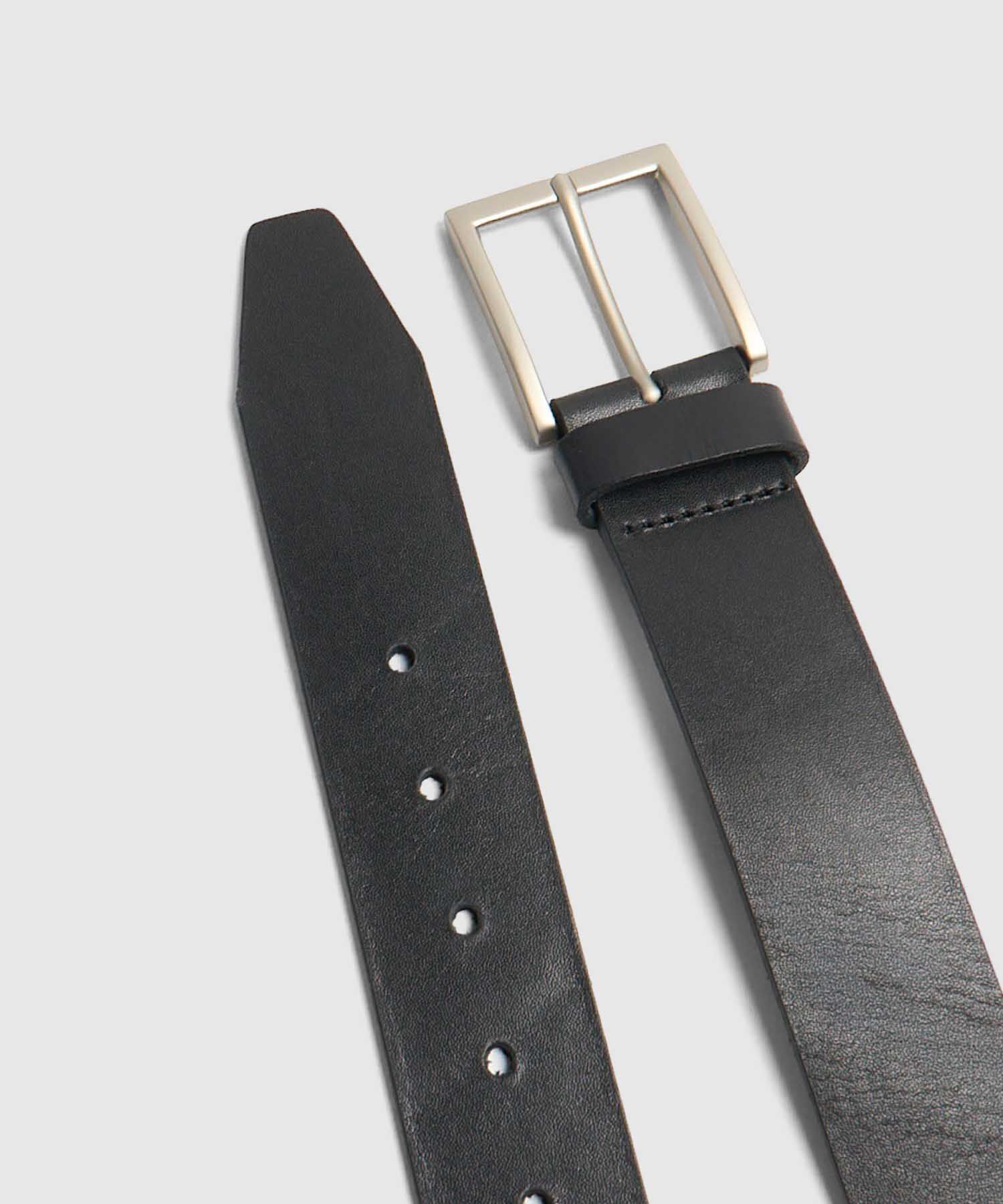 Cintur&oacute;n Cl&aacute;sico Unicolor Para Hombre