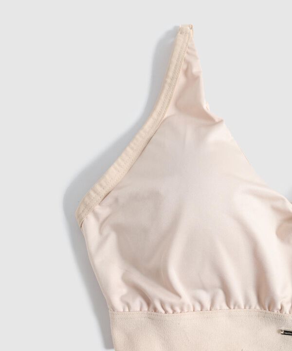 Top Para Mujer De Cuello En V Y Tiras Ajustables
