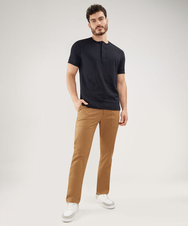 Camiseta Manga Corta Henley