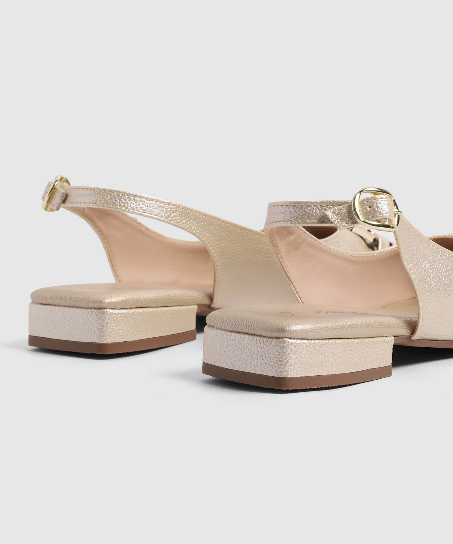 Zapatos Slingback Punta Fina Para Mujer