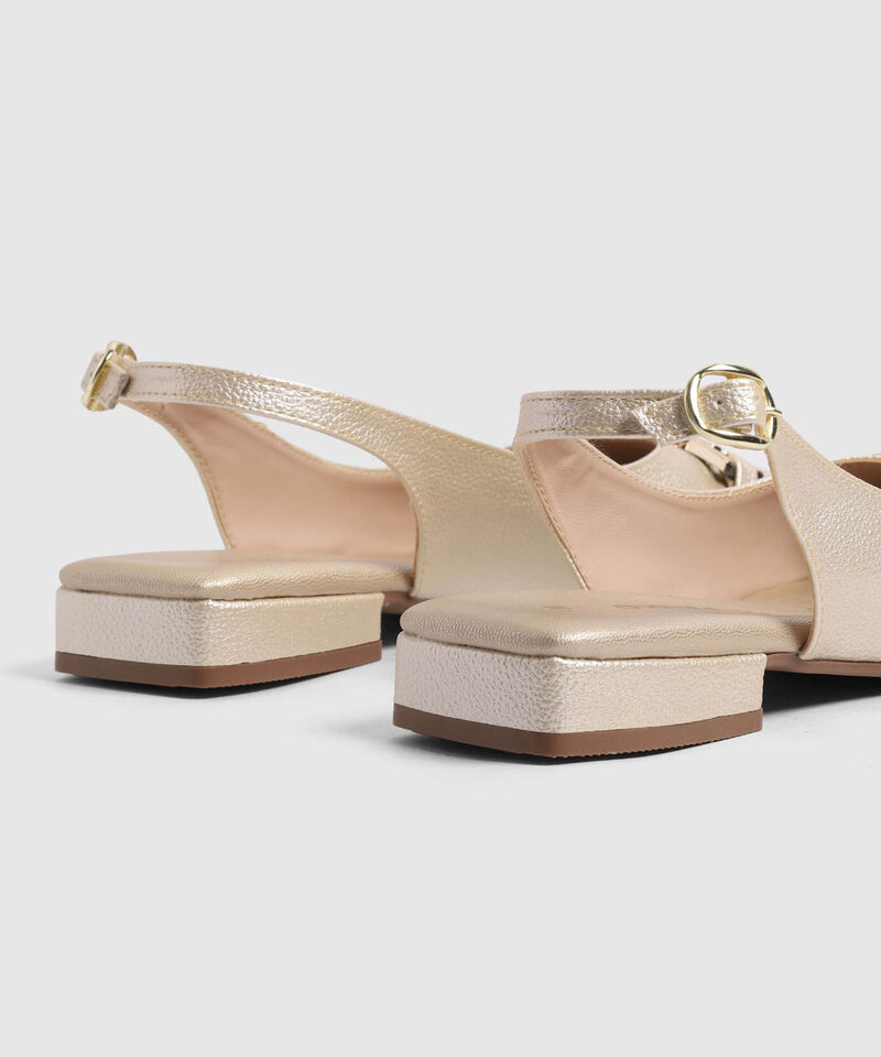 Zapatos Slingback Punta Fina Para Mujer