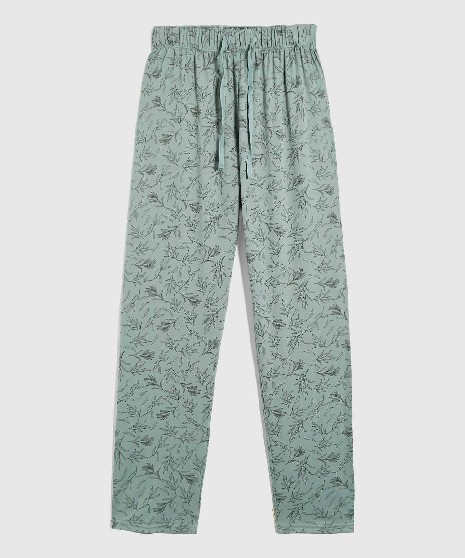 Conjunto Pijama Camiseta Cuello Redondo Con Patantalon Estampado Para Hombre