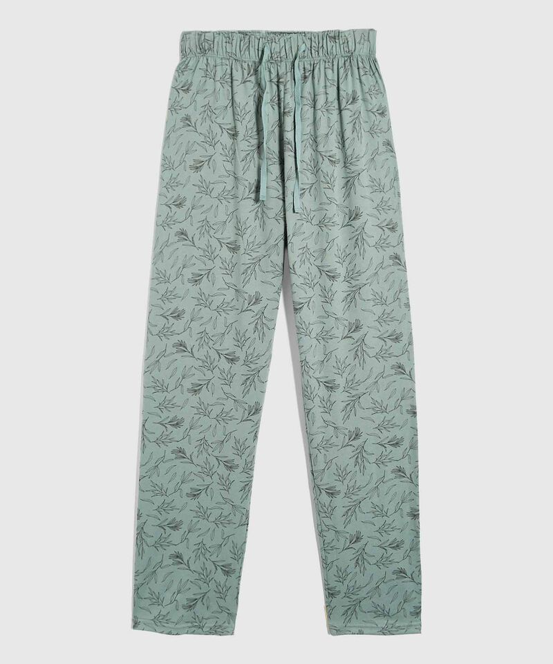 Conjunto Pijama Camiseta Cuello Redondo Con Patantalon Estampado Para Hombre