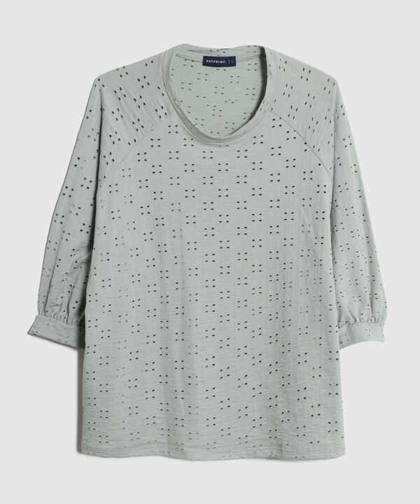 Camiseta Para Mujer con Ojalillos image number null