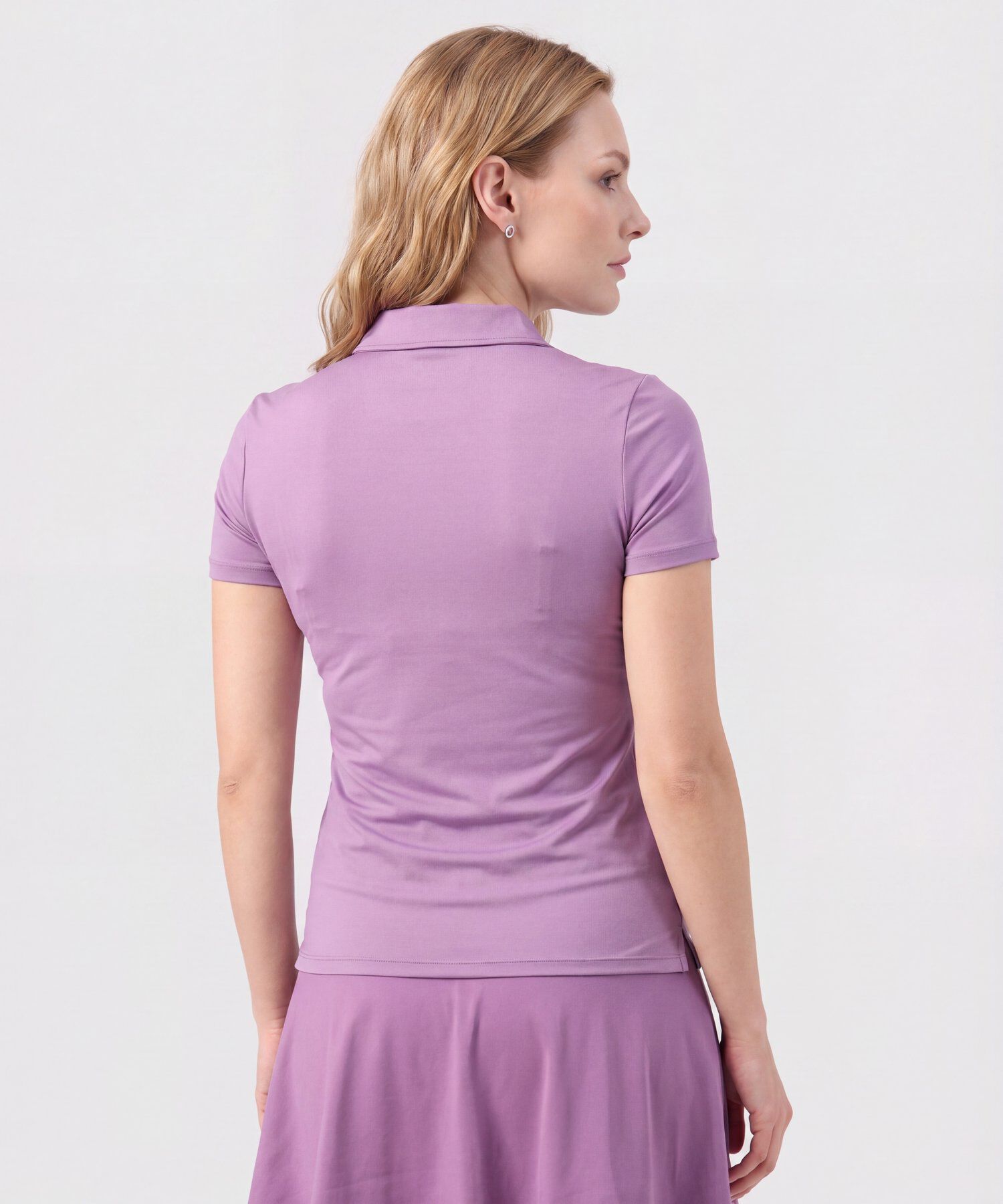 Polo Deportiva Con Cremallera Para Mujer