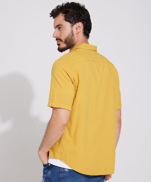 Camisa Manga Corta Unicolor