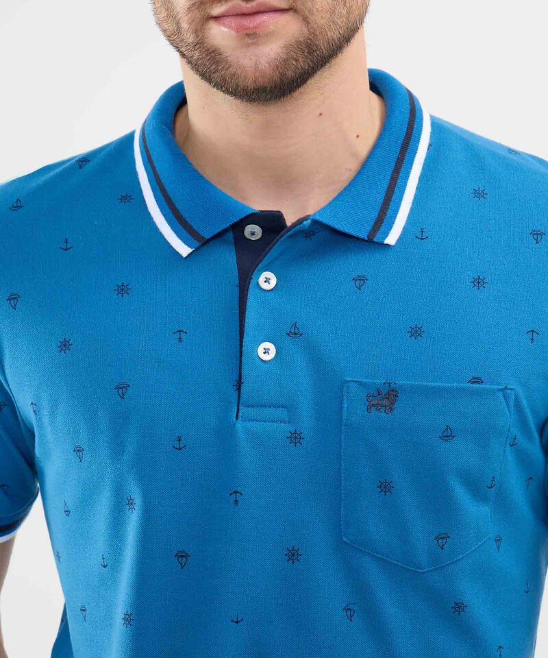 Polo Tejida Estampada