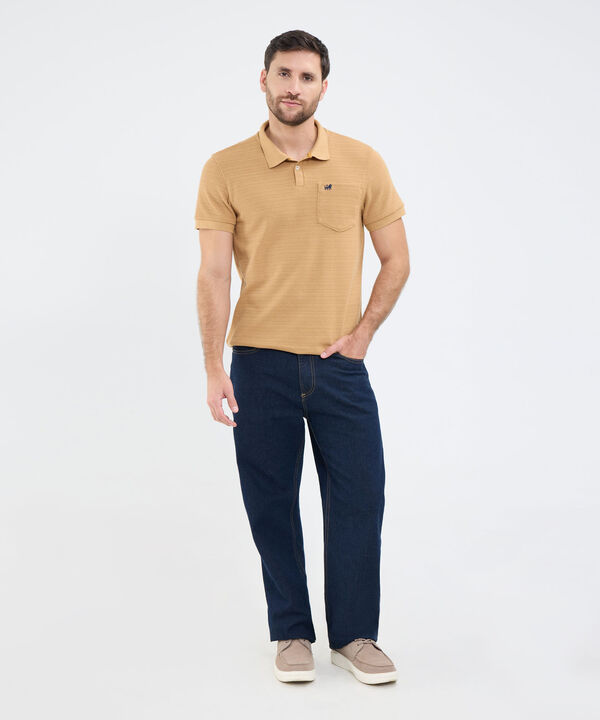 Polo Cuello Tejido Con Bolsillo Para Hombre image number null