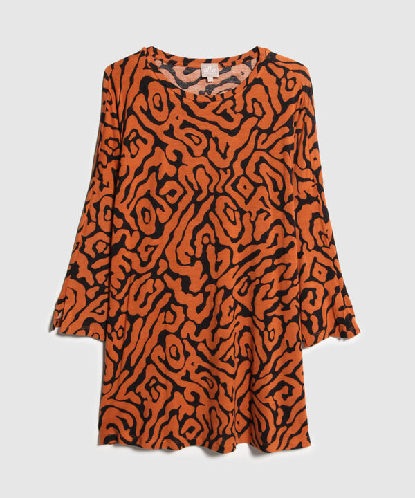 Camiseta Manga ¾ con Estampado