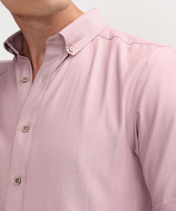 Camisa Manga Corta Unicolor image number null