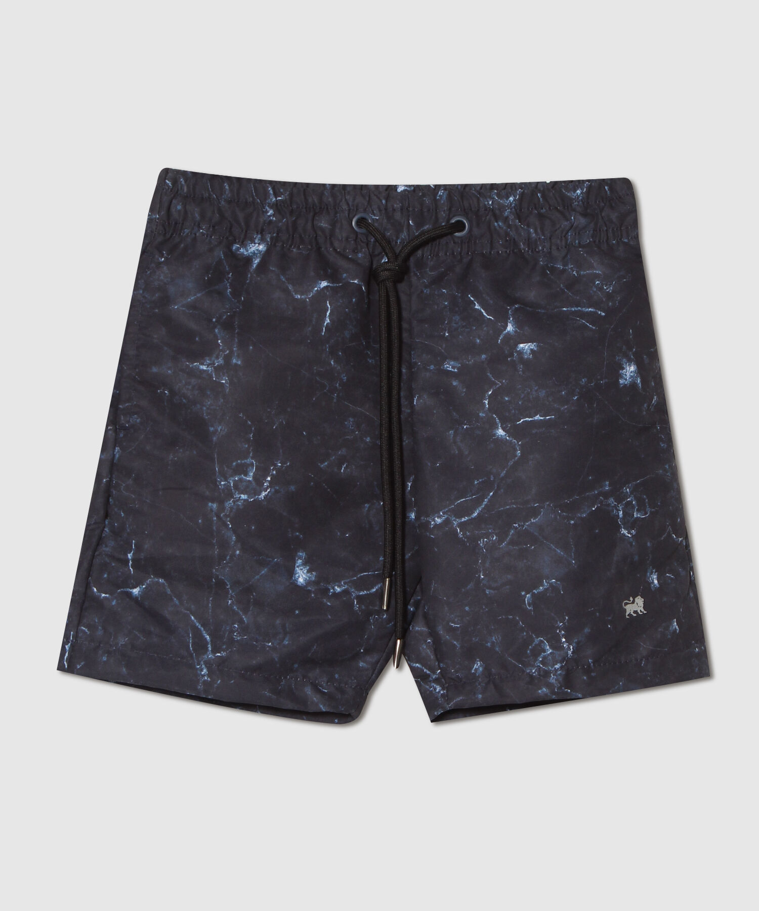 Bermuda Estampada Con Bolsillos