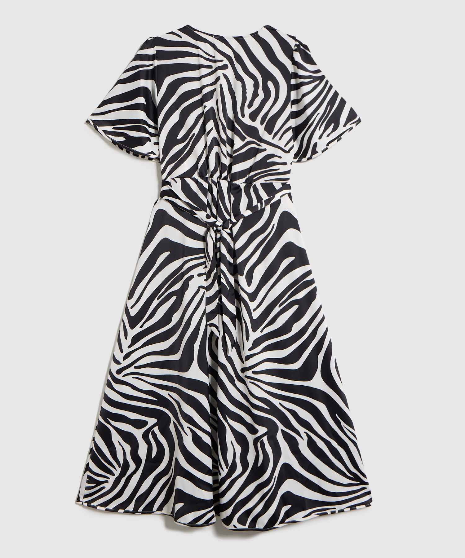 Vestido Largo con Escote en V para Mujer