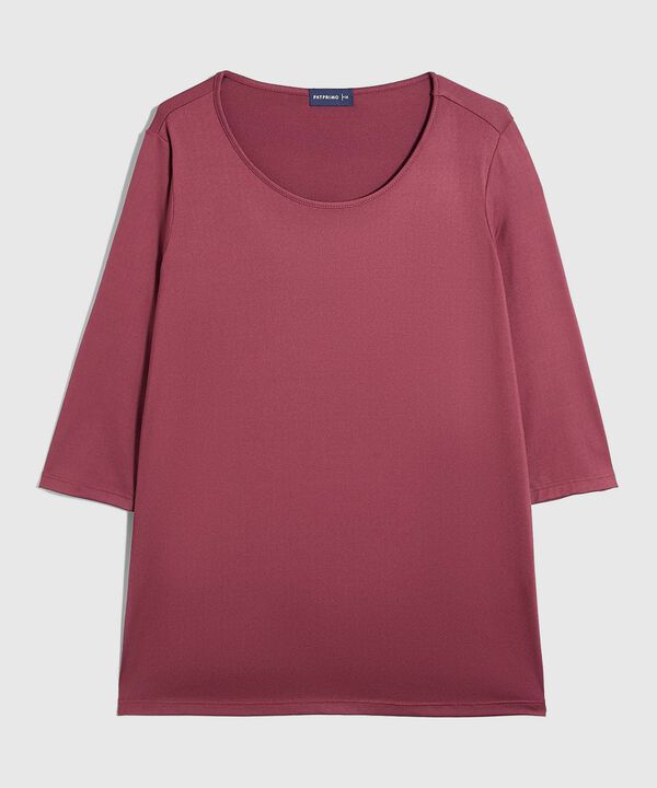 Camiseta Unicolor Para Mujer image number null