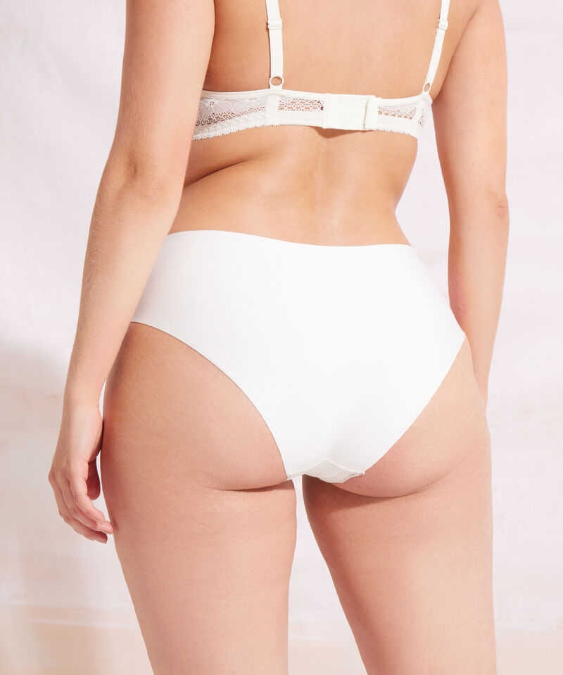 Panty Clásico Unicolor Con Elástico Visible