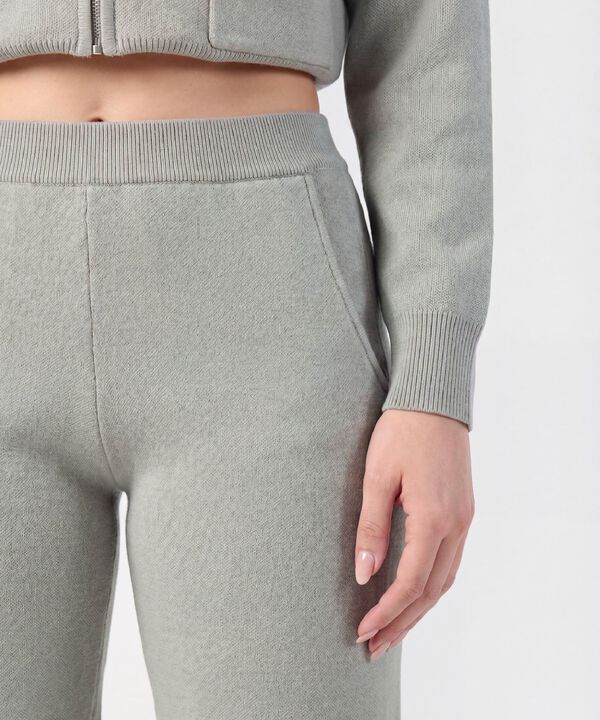 Pantal&oacute;n Jogger En Tejido De Punto Para Mujer