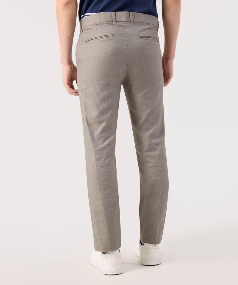 Pantalon Tipo Chino Unicolor 