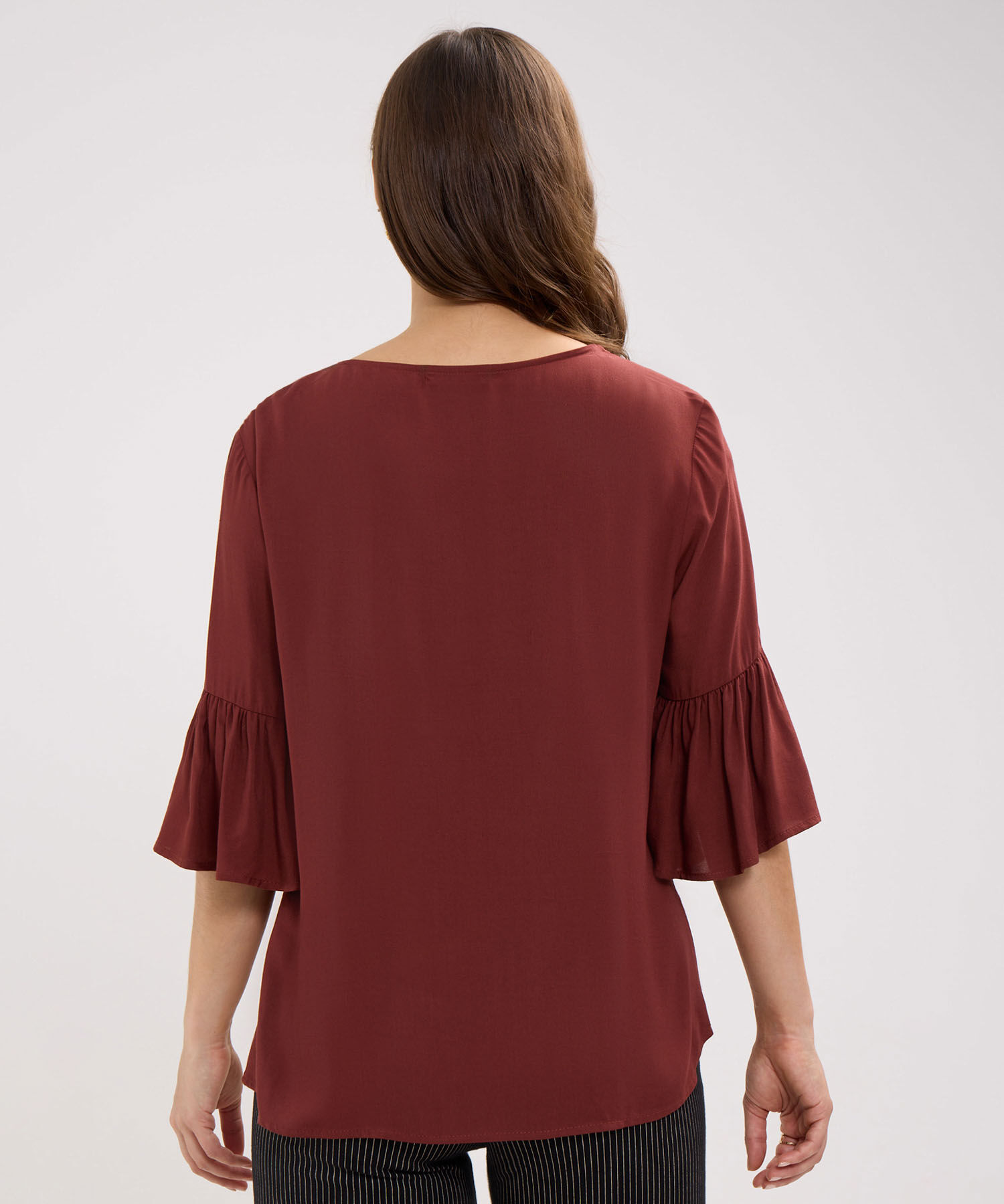 Blusa Escote de Herradura