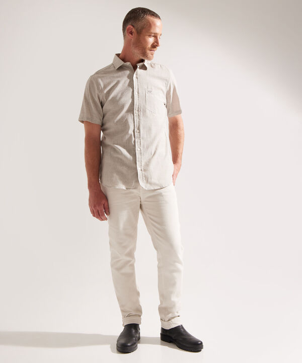 Camisa Estampada con Bolsillo