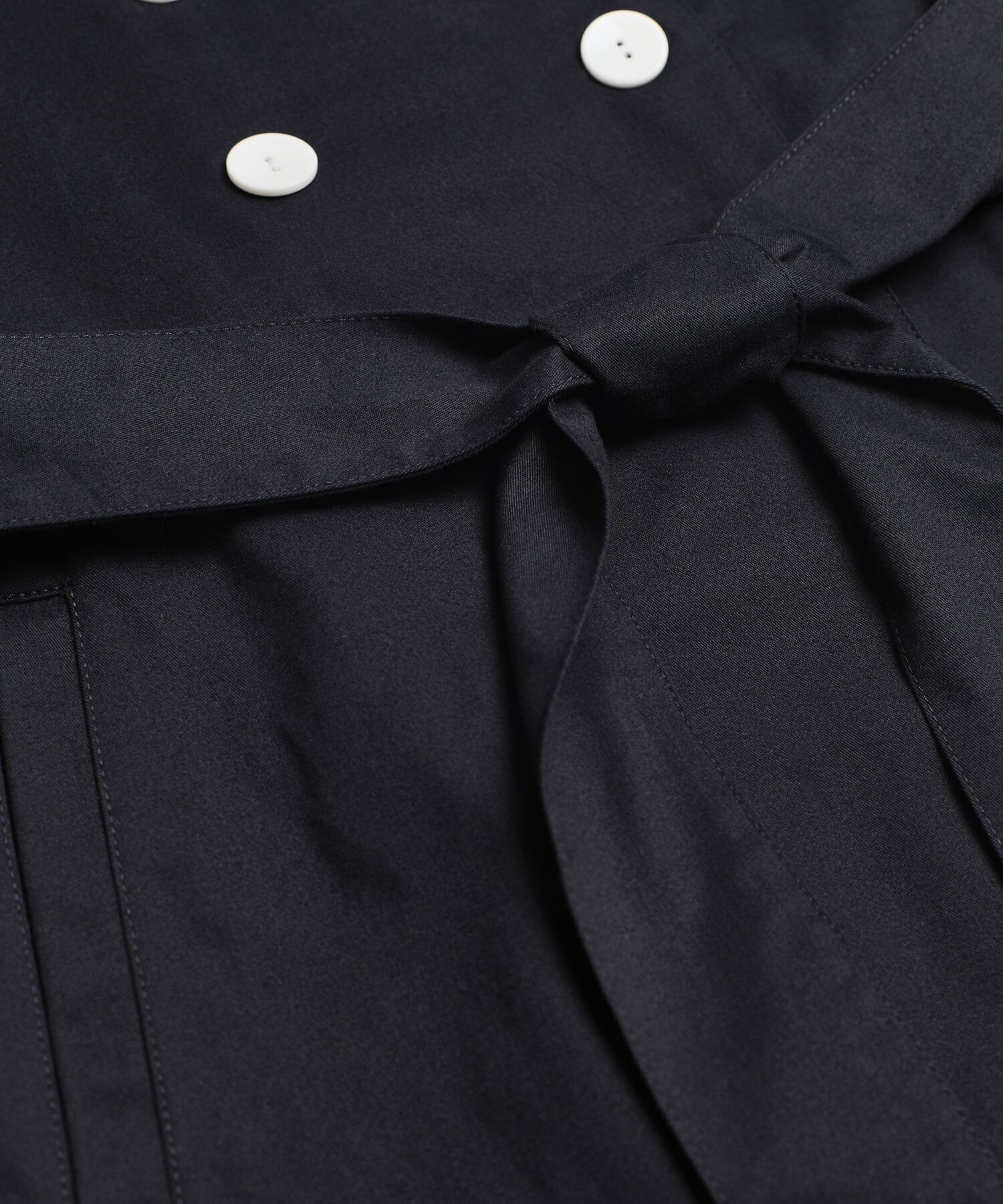 Chaqueta Cruzada Con Cintur&oacute;n Para Mujer