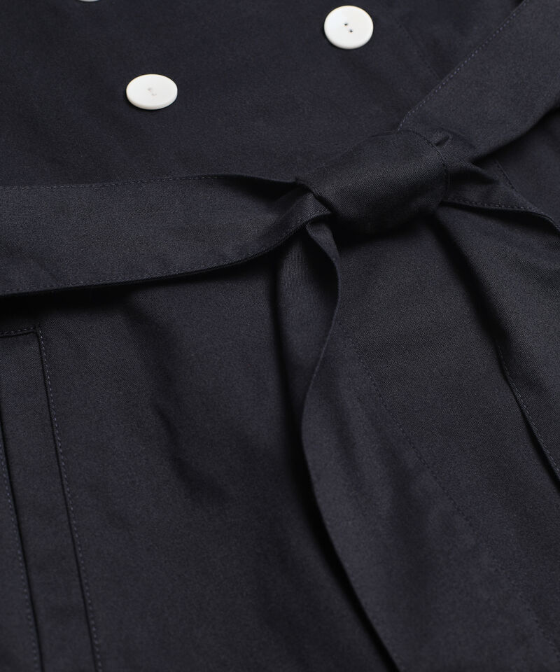 Chaqueta Cruzada Con Cintur&oacute;n Para Mujer