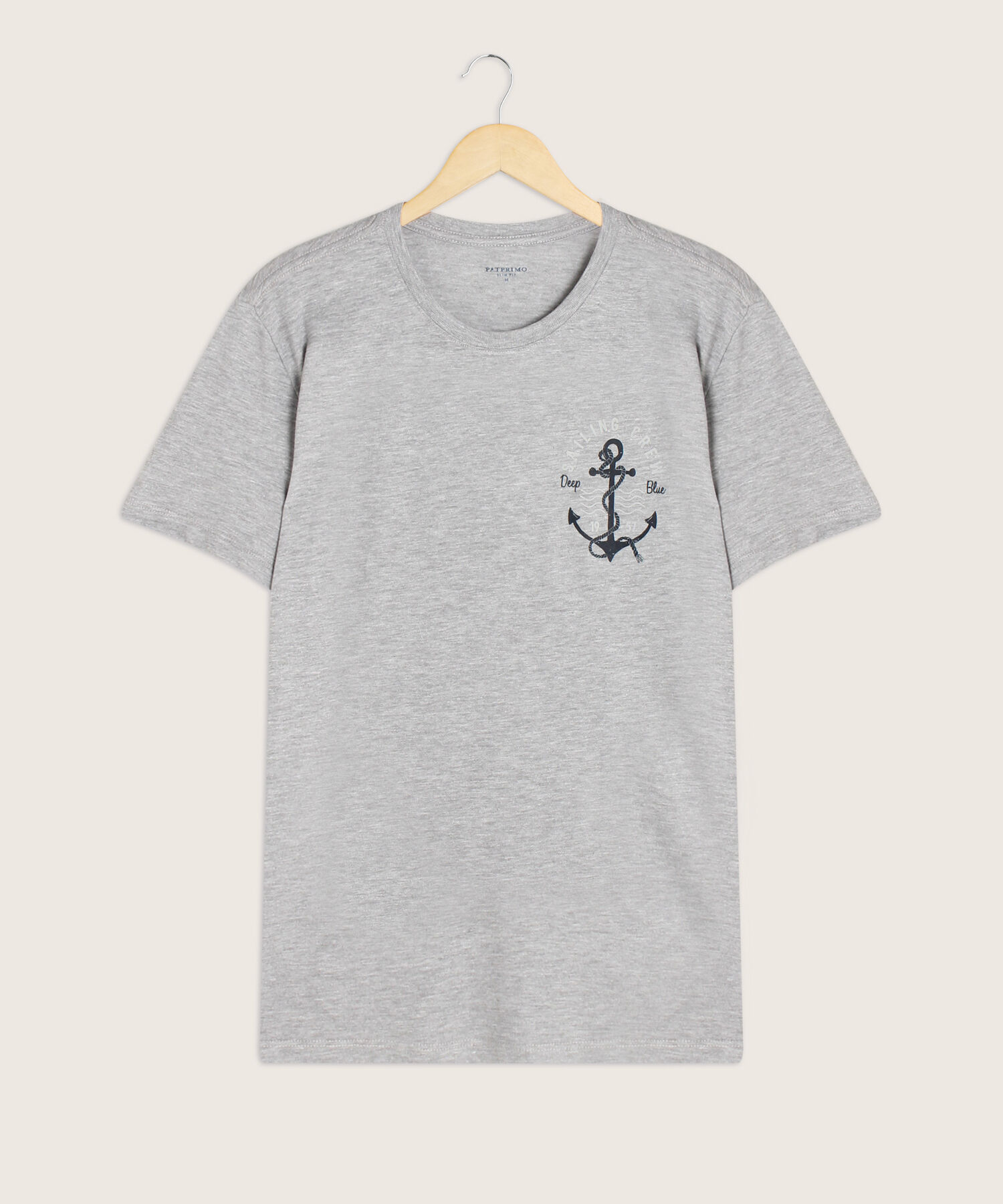 Camiseta Cuello Redondo  Estampado