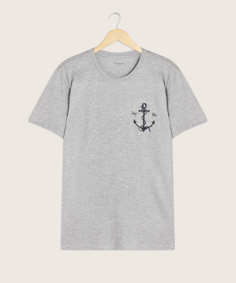 Camiseta Cuello Redondo  Estampado