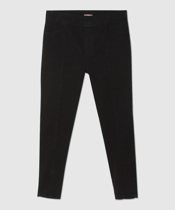 Jegging Tiro Alto Tono Negro