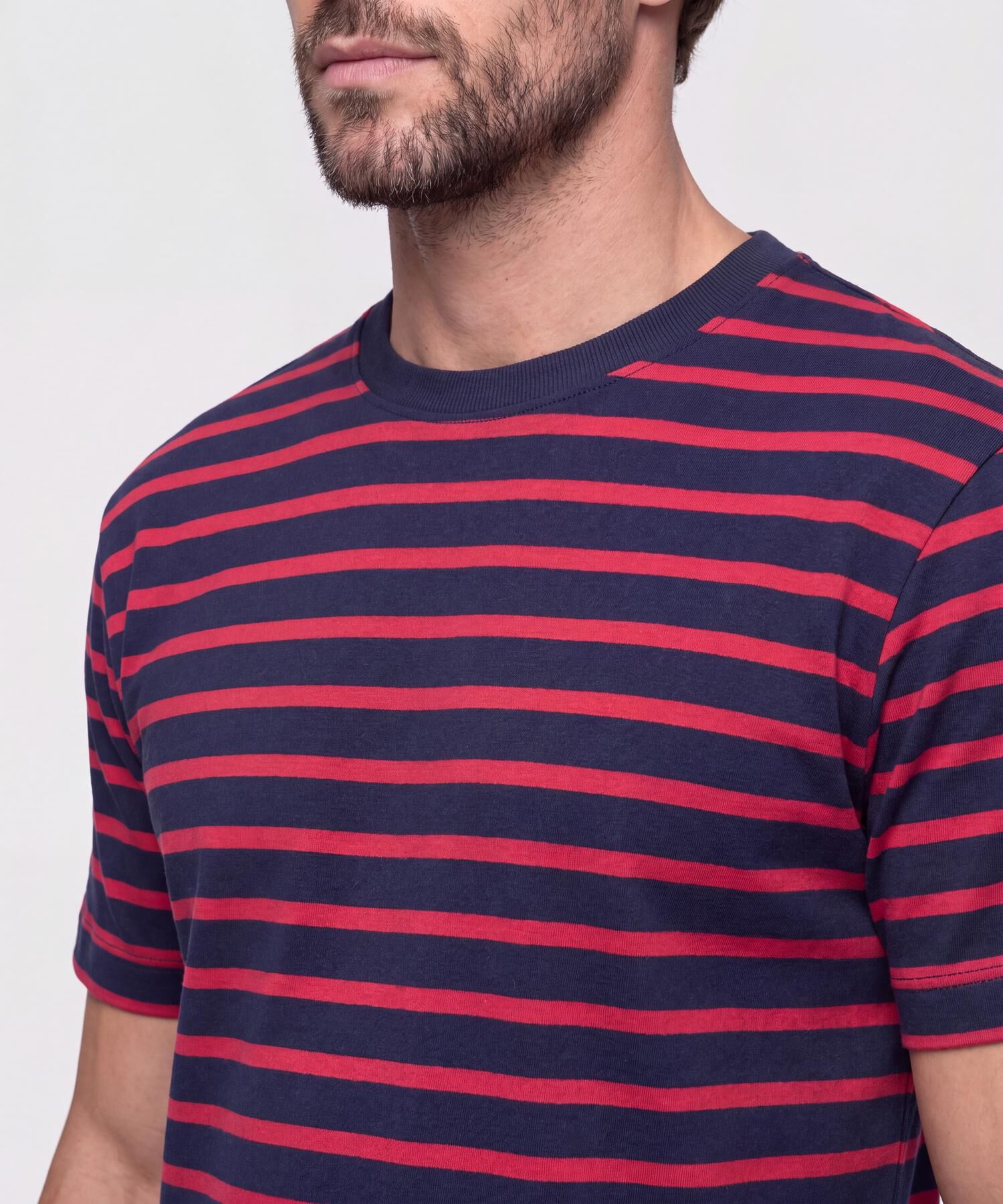 Camiseta Cuello Redondo Manga Corta Hombre
