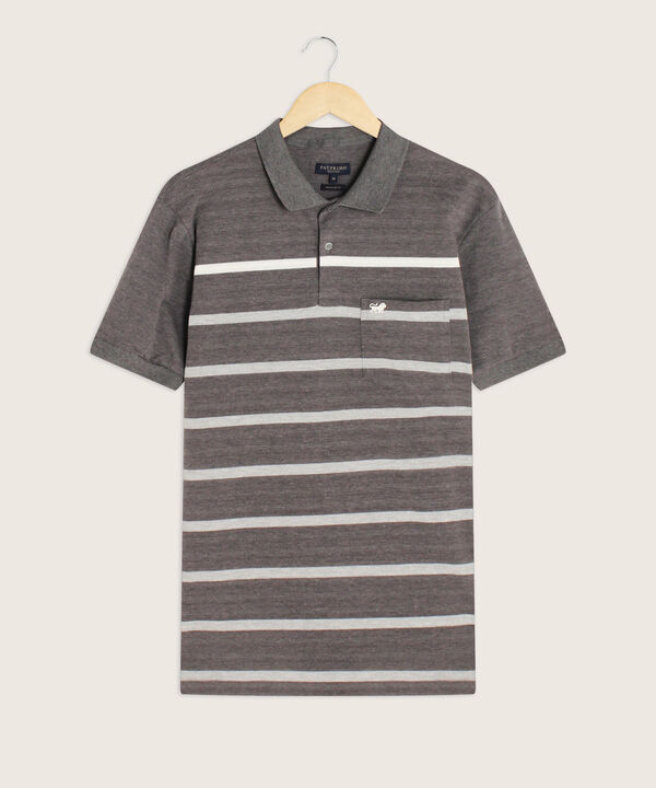 Polo Cuello Y Puño Tejido
