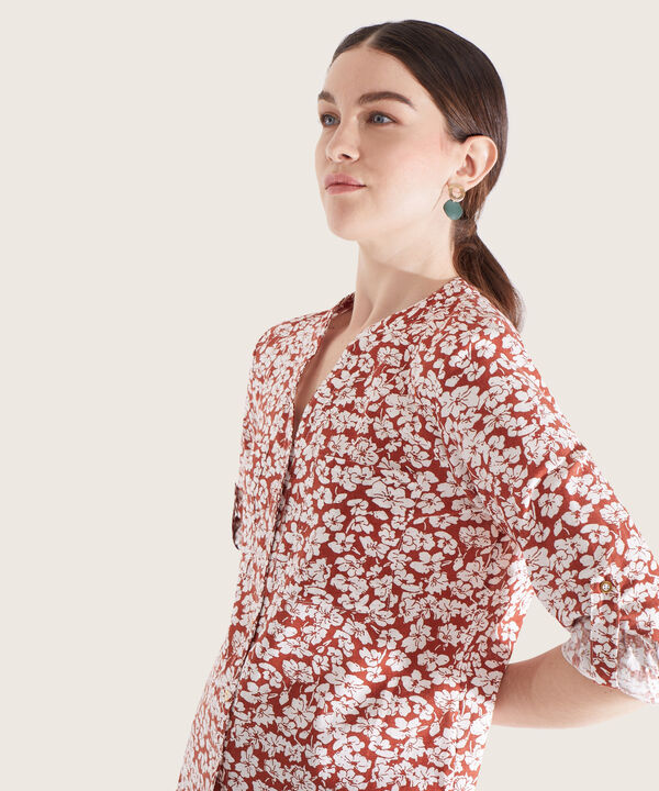 Blusa Manga Larga  Estampada