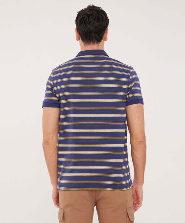 Polo Cuello Y Puños Tejidos