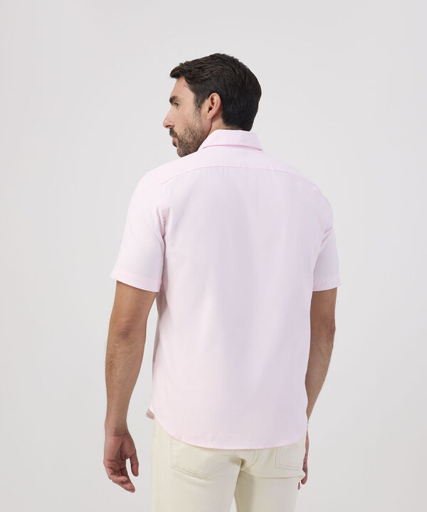 Camisa Unicolor Con Bolsillo 