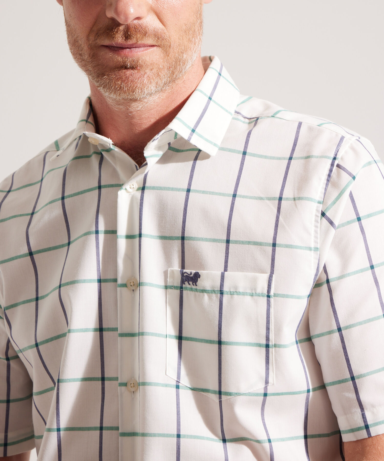 Camisa a Cuadros Manga Corta