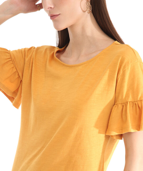 Camiseta Manga Corta Corrida Con Bolero