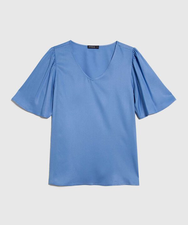 Blusa Manga Acampanada